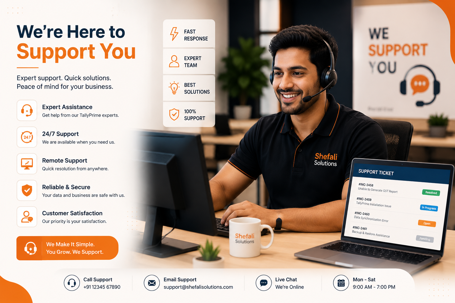 Support Shefali Business